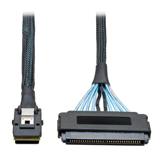 Tripp Lite S510-003 Internal Sas Cable, Mini-Sas (Sff-8087) To 4-In-1 32Pin (Sff-8484), 3-Ft (0.91 M)
