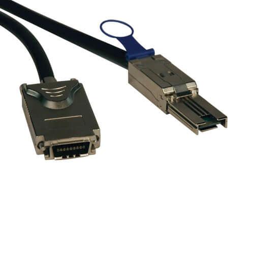 Tripp Lite S520-01M External Sas Cable, 4 Lane - Mini-Sas (Sff-8088) To 4Xinfiniband (Sff-8470), 1M (3.28 Ft.), Taa