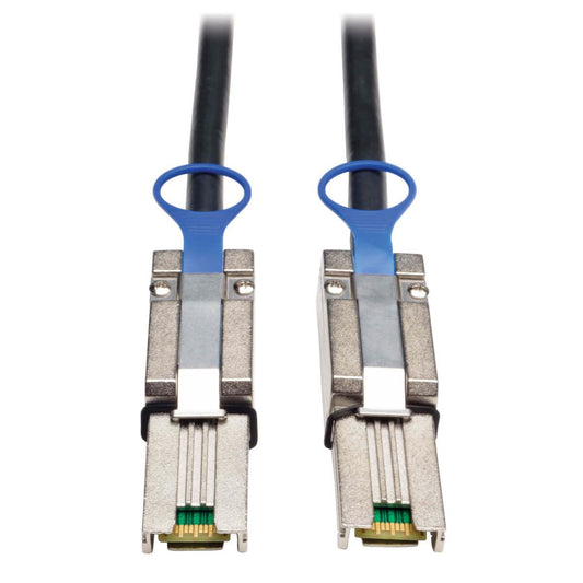 Tripp Lite S524-03M External Sas Cable, 4 Lane - Mini-Sas (Sff-8088) To Mini-Sas (Sff-8088), 3M (9.84 Ft.), Taa