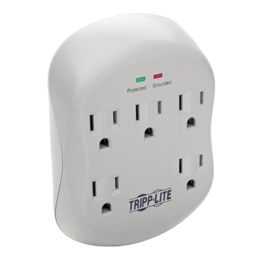 Tripp Lite Sk5Tel-0 Surge Protector Grey 5 Ac Outlet(S) 120 V