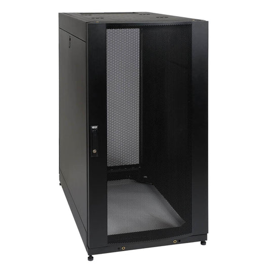 Tripp Lite Sr25Ub 25U Smartrack Standard-Depth Half-Height Server Rack Enclosure, Doors And Side Panels
