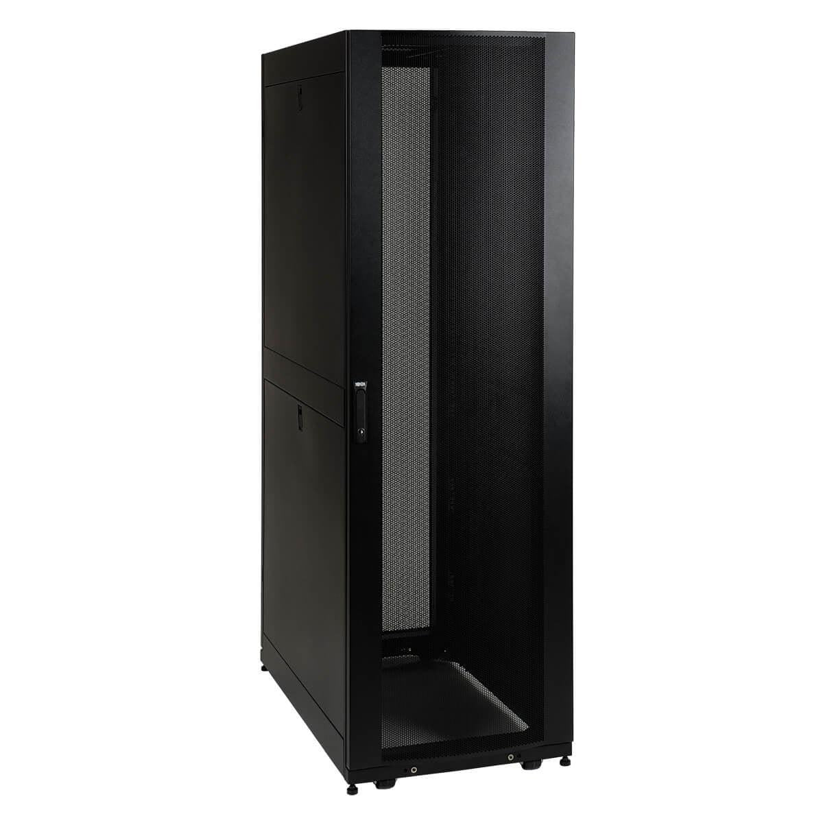 Tripp Lite Sr42Ub1032 42U Smartrack Standard-Depth Rack Enclosure Cabinet, Threaded 10-32 Mounting Holes With Doors & Side Panels