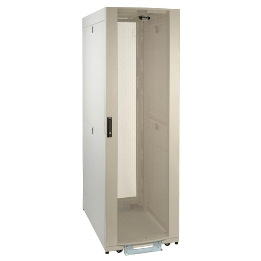 Tripp Lite Sr42Uw 42U Smartrack White Standard-Depth Rack Enclosure Cabinet With Doors & Side Panels