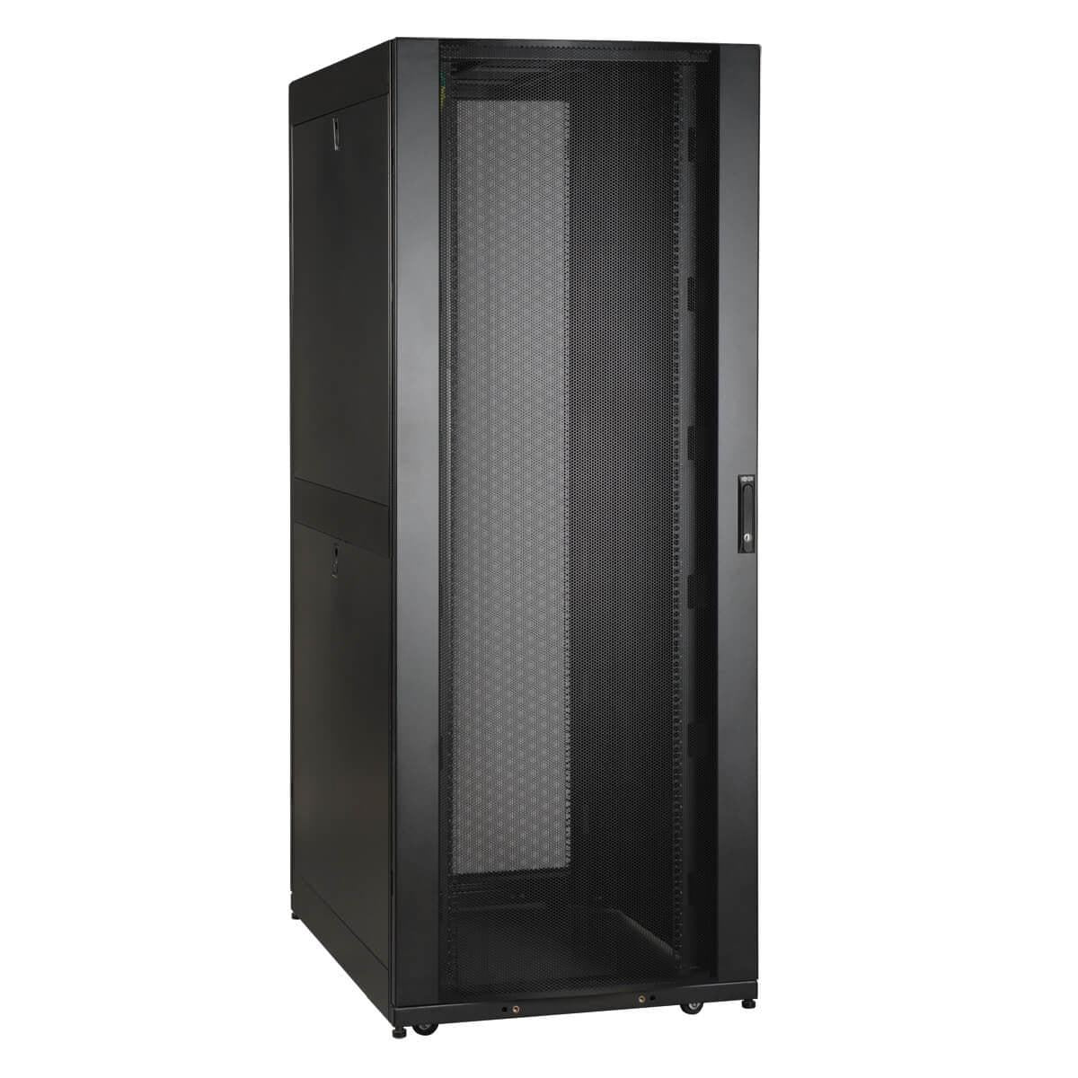 Tripp Lite Sr45Ubwdvrt 45U Smartrack Wide Standard-Depth Rack Enclosure Cabinet With Doors And Side Panels, 2 Pre-Installed Cable Managers