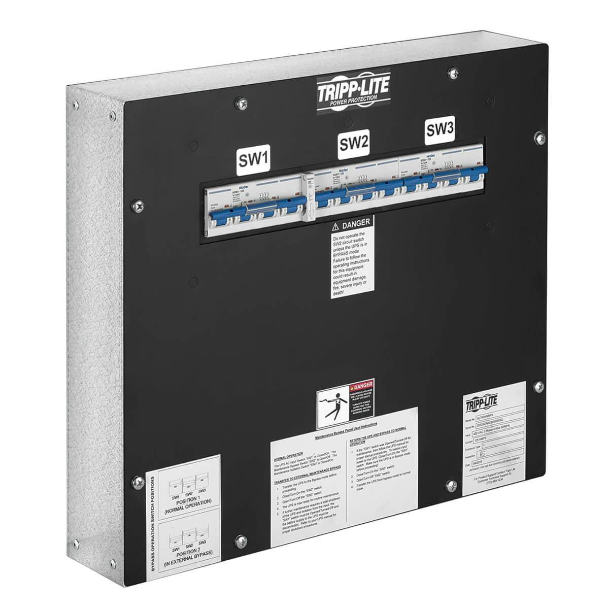 Tripp Lite Sut40Kmbpx Ups Maintenance Bypass Panel For Sutx40K - 3 Breakers