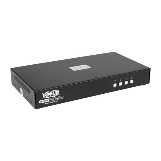 Tripp Lite Secure Kvm Switch, Dvi To Dvi - 4-Port, Niap Pp3.0 Certified, Audio, Single Monitor, Taa