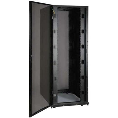 Tripp Lite Sr42Ubwdvrt 42U Smartrack Wide Standard-Depth Rack Enclosure Cabinet With Two Pre-Installed Srcablevrt3, With Sides & Doors