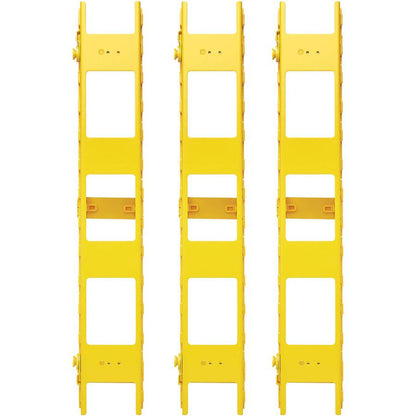 Tripp Lite Srcablevrt3Fc High-Capacity Vertical Cable Manager - Double Finger Duct, Yellow, 6 Ft. (1.8 M)