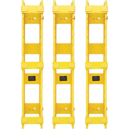 Tripp Lite Srcablevrt3Fc High-Capacity Vertical Cable Manager - Double Finger Duct, Yellow, 6 Ft. (1.8 M)