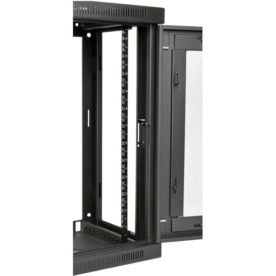 Tripp Lite Srw12U13G Smartrack 12U Very Low-Profile Patch-Depth Wall-Mount Small Rack Enclosure, Clear Acrylic Window