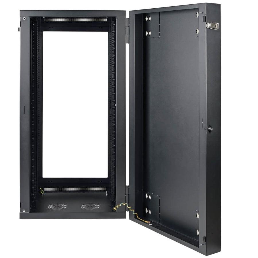 Tripp Lite Srw26Usg Smartrack 26U Low-Profile Switch-Depth Wall-Mount Half-Height Rack Enclosure, Clear Acrylic Window, Hinged Back