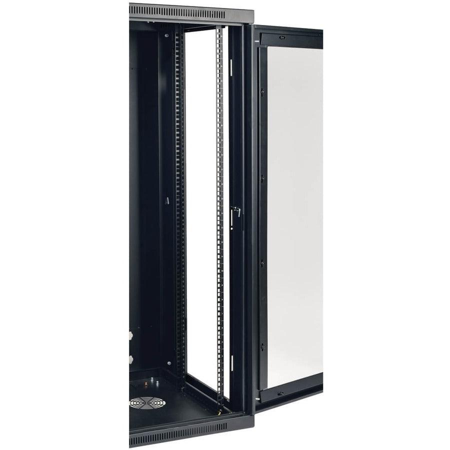 Tripp Lite Srw26Usg Smartrack 26U Low-Profile Switch-Depth Wall-Mount Half-Height Rack Enclosure, Clear Acrylic Window, Hinged Back