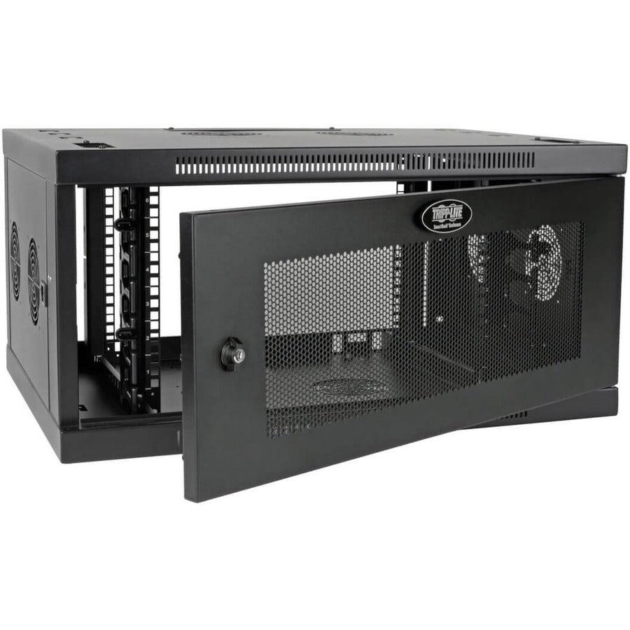 Tripp Lite Srw6Udpvrt Smartrack 6U Low-Profile Switch-Depth-Plus Wall-Mount Mini Rack Enclosure, Wide