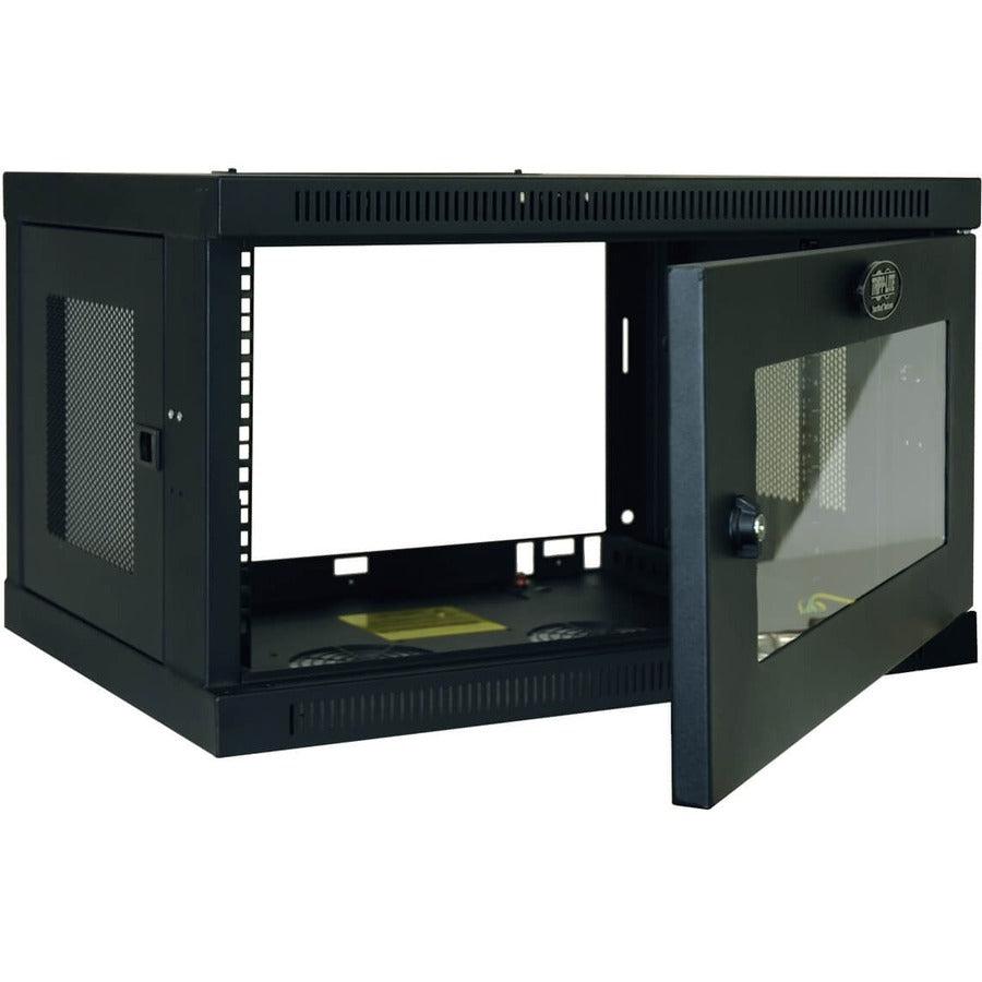 Tripp Lite Srw6Ug Smartrack 6U Low-Profile Switch-Depth Wall-Mount Mini Rack Enclosure With Clear Acrylic Window