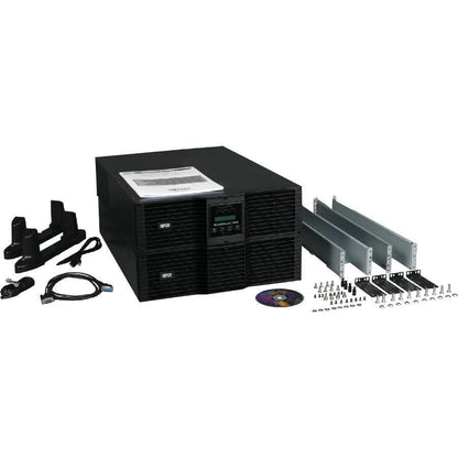 Tripp Lite Su10000Rt3Ug Smartonline 200-240V 10Kva 9Kw Double-Conversion Ups, 6U, Extended Run, Network Card Slot, Usb, Db9, Bypass Switch,C19