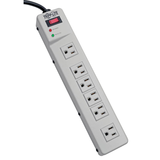 Tripp Lite Tlm626 Surge Protector Grey 6 Ac Outlet(S) 120 V 1.8 M