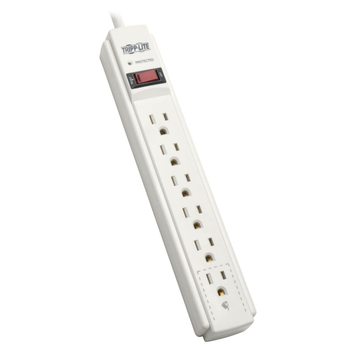 Tripp Lite Tlp606Taa Surge Protector Grey 6 Ac Outlet(S) 120 V 1.8 M