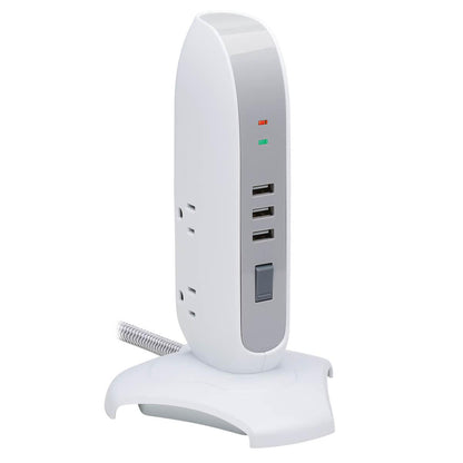 Tripp Lite Tlp66Usb Surge Protector White 5 Ac Outlet(S) 120 V 1.83 M