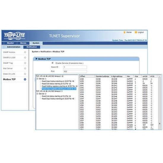 Tripp Lite Tlnetcard Snmp/Web/Modbus Management Accessory Card For Compatible Ups Systems