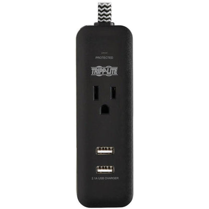 Tripp Lite Tlp104Usb Surge Protector Black 1 Ac Outlet(S) 110 - 125 V 1.22 M