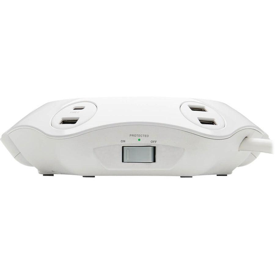 Tripp Lite Tlp48Usbcufo Surge Protector White 4 Ac Outlet(S) 120 V 2.44 M