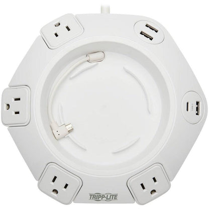 Tripp Lite Tlp48Usbcufo Surge Protector White 4 Ac Outlet(S) 120 V 2.44 M