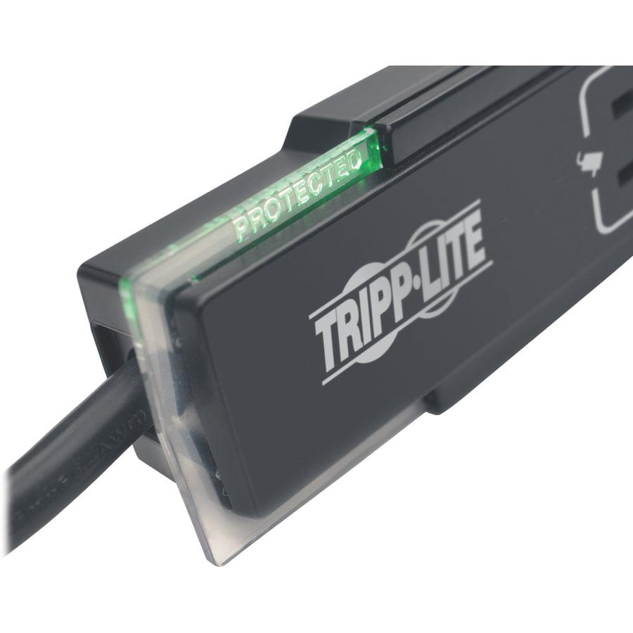 Tripp Lite Tlp606Sstelb Surge Protector Black 6 Ac Outlet(S) 120 V 1.829 M