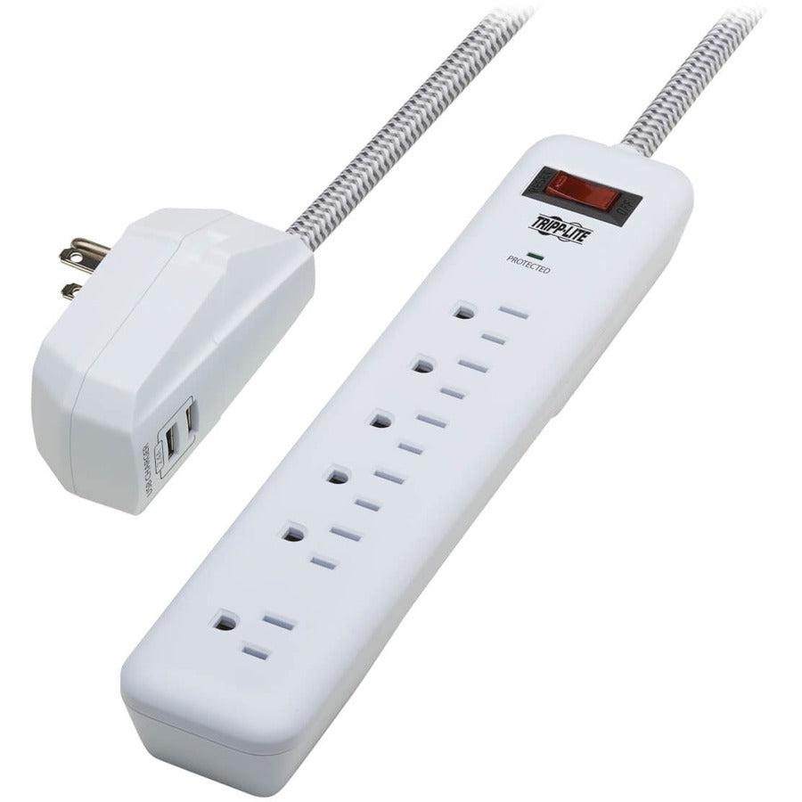 Tripp Lite Tlp616Usb Surge Protector White 7 Ac Outlet(S) 120 V 1.83 M