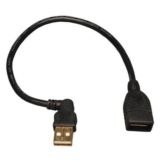 Tripp Lite U005-10I Usb A/A Extension Cable (Usb-A Right-Angle M To Usb-A F), 10-In. (25.4 Cm)