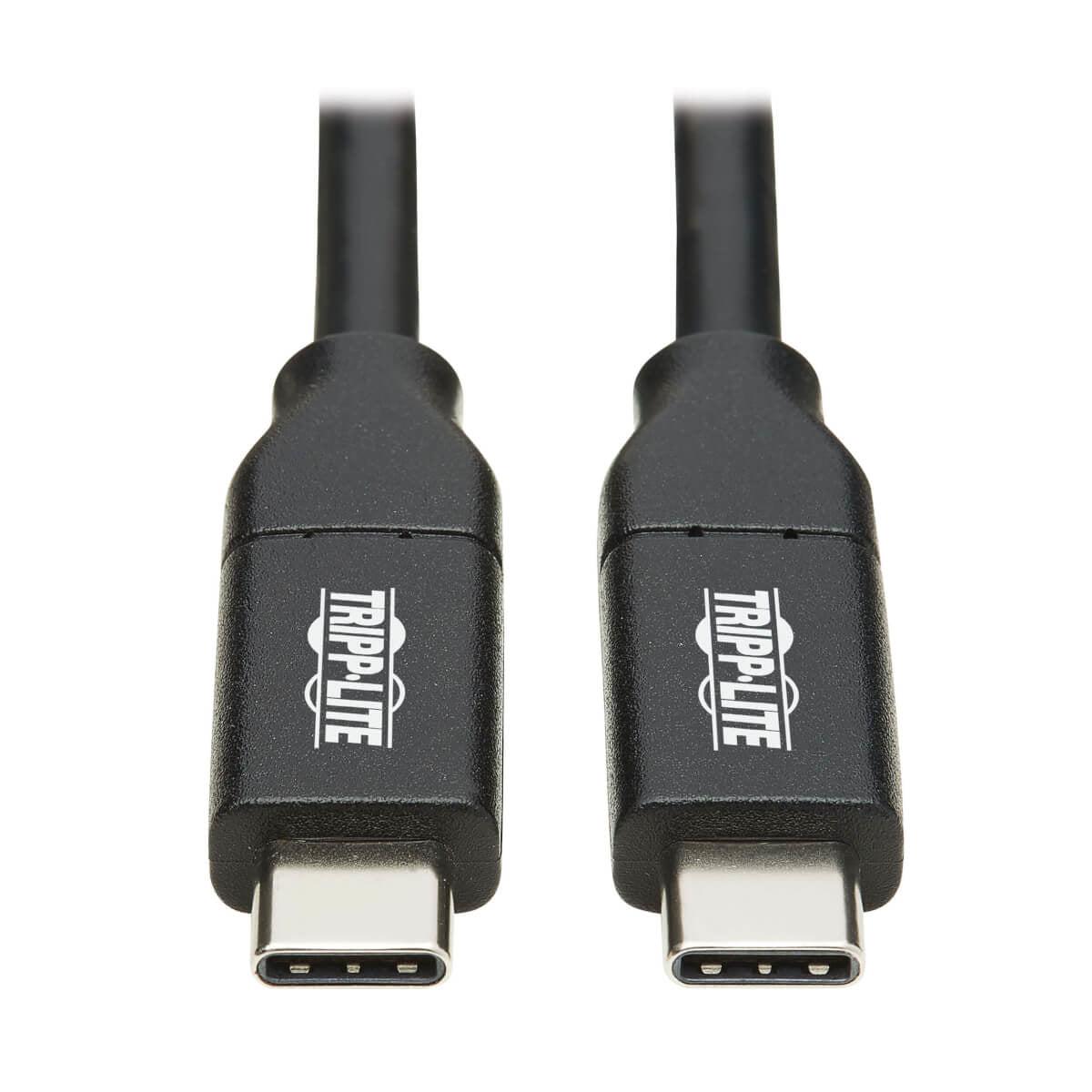 Tripp Lite U040-C1M-C-5A Usb-C Cable (M/M) - Usb 2.0, 5A Rated, Usb-If Certified, Thunderbolt 3, 1M (3.3 Ft)