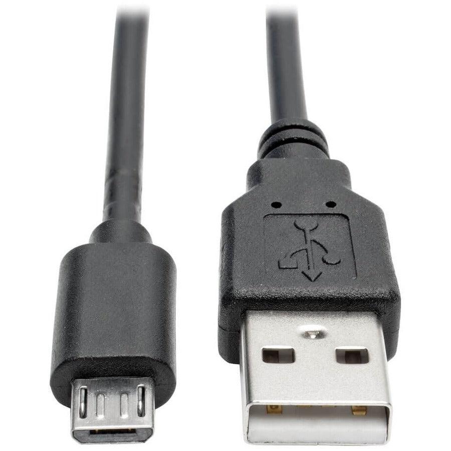 Tripp Lite U050-006-Coil Usb Cable 1.8 M Usb 2.0 Usb A Micro-Usb B Black