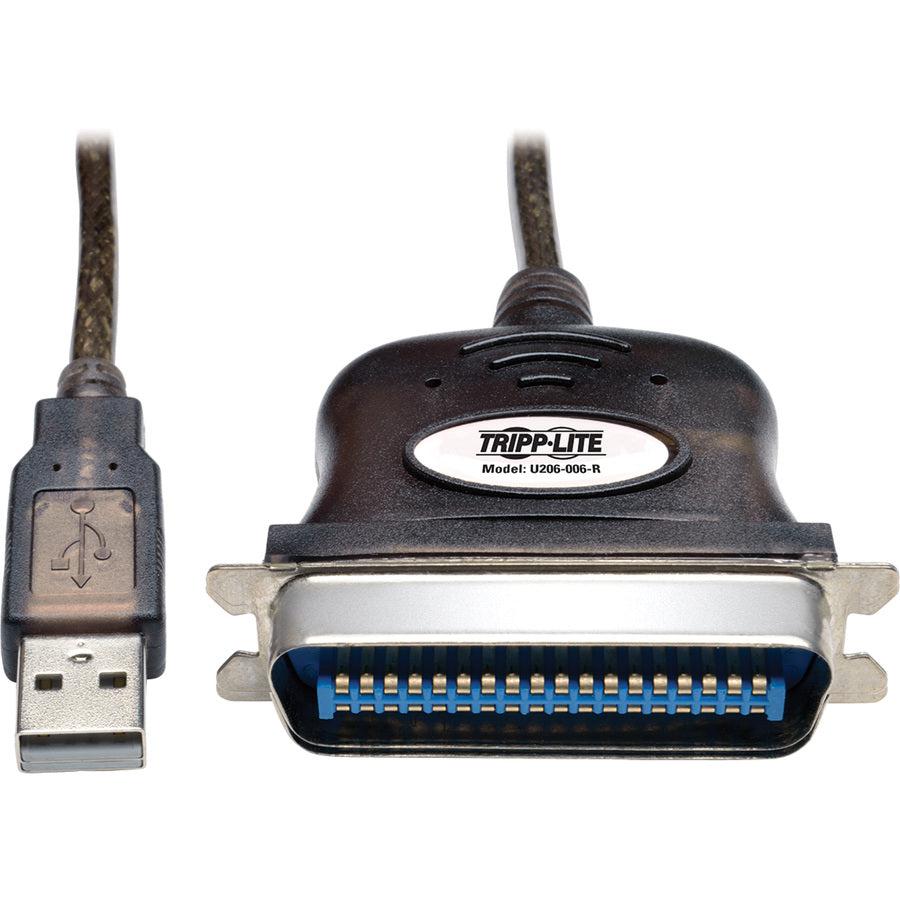 Tripp Lite U206-006-R Usb To Parallel Printer Cable (Usb-A To Centronics 36 M/M), 6 Ft. (1.83 M)