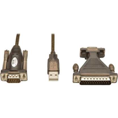 Tripp Lite U209-005-Db25 Usb To Serial Adapter Cable (Usb-A To Db25 M/M), 5 Ft. (1.52 M)