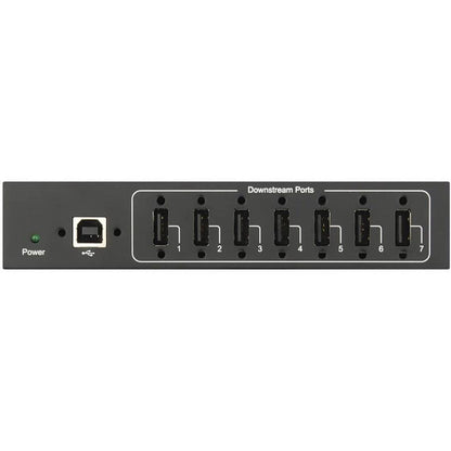 Tripp Lite U223-007-Ind-1 7-Port Industrial-Grade Usb 2.0 Hub - 15 Kv Esd Immunity, Metal Housing, Wall/Din Mountable