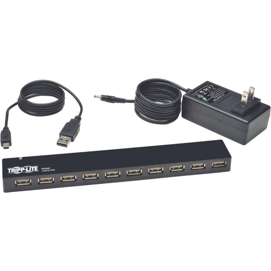 Tripp Lite U223-010 Interface Hub 480 Mbit/S Black