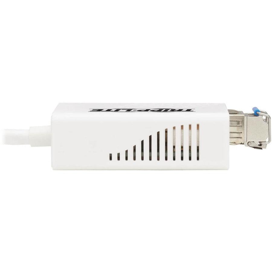 Tripp Lite U236-Mmf-Lc Usb 2.0 Ethernet Nic Adapter - 10/100 Mbps, 100Base-Fx, Lc, Multimode Fiber, White