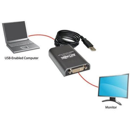 Tripp Lite U244-001-R Usb 2.0 To Dvi/Vga External Multi-Monitor Video Card, 128 Mb Sdram, 1920 X 1080 (1080P) @ 60 Hz