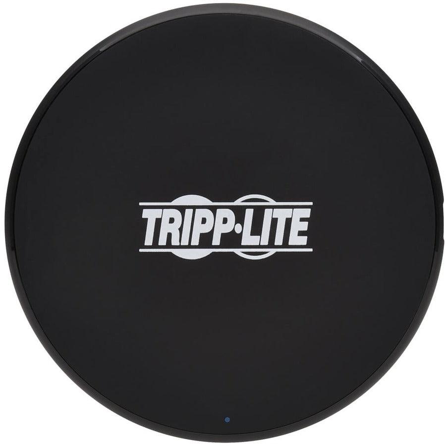 Tripp Lite U280-Q01Fl-Bk-2 15W Smartphone Wireless Fast Charging Pad, Black