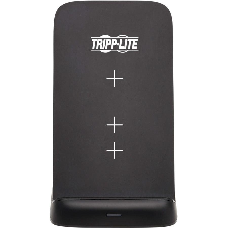 Tripp Lite U280-Q01St-P-Bk 10W Wireless Fast-Charging Stand With International Ac Adapter, Black