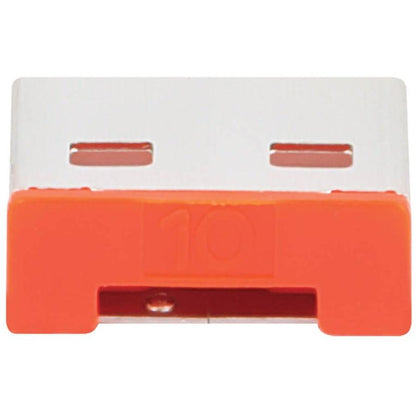 Tripp Lite U2Block-A10-Rd Usb-A Port Blockers, Red, 10 Pack