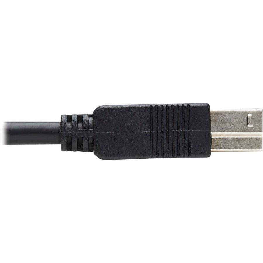 Tripp Lite U328F-15M Usb 3.2 Gen 1 Plenum-Rated Fiber Active Optical Cable (Aoc) - A/B M/M, Black, 15 M