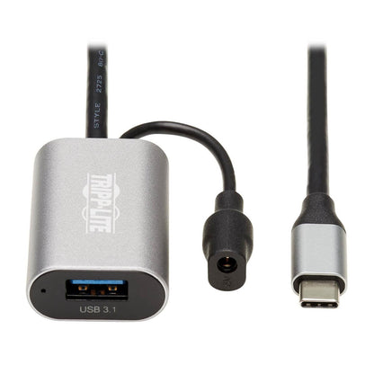 Tripp Lite U330-05M-C2A Usb-C Active Extension Cable - Usb-C To Usb-A (M/F), Usb 3.1 Gen 1, Data Only, 5 M (16.4 Ft.)