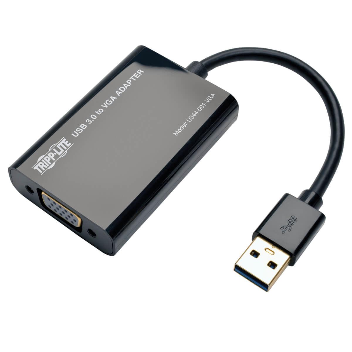 Tripp Lite U344-001-Vga Usb 3.0 Superspeed To Vga Adapter, 512Mb Sdram - 2048X1152,1080P