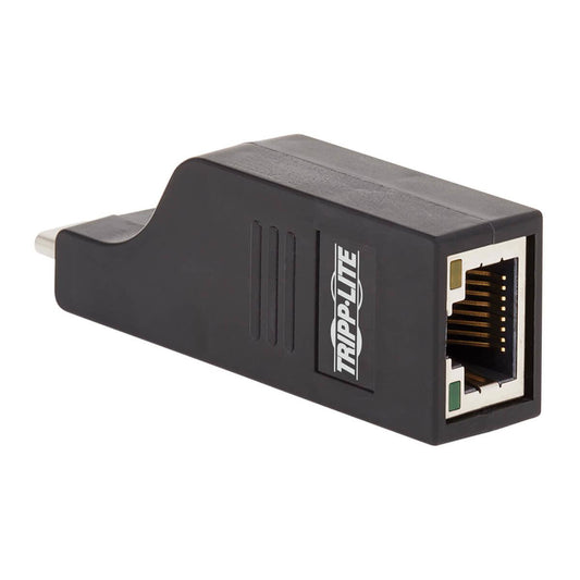 Tripp Lite U436-000-Gb Usb-C To Gigabit Ethernet Vertical Network Adapter (M/F) - Usb 3.1 Gen 1, 10/100/1000 Mbps, Black