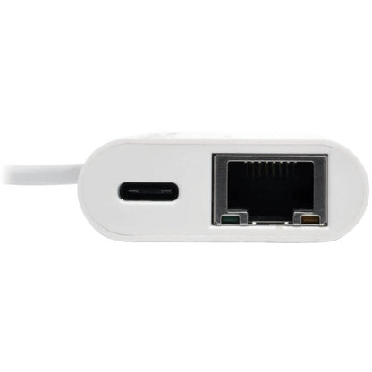 Tripp Lite U436-06N-G-C Usb-C To Gigabit Network Adapter With Usb-C Pd Charging - Thunderbolt 3, White