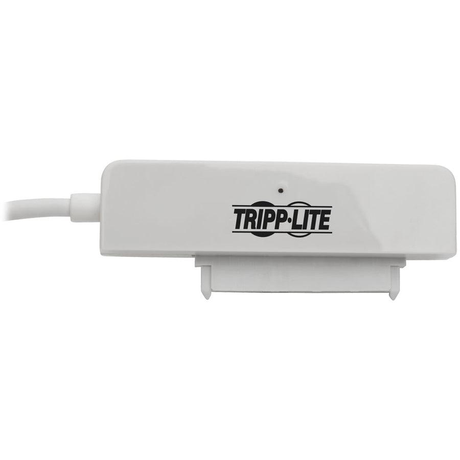Tripp Lite U438-06N-G1-W Usb 3.1 Gen 1 (5 Gbps) Usb-C To Sata Iii Adapter Cable With Uasp, 2.5 In. Sata Hard Drives, Thunderbolt 3 Compatible, White