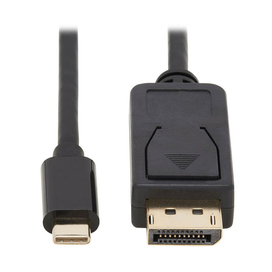 Tripp Lite U444-003-Dp-Bd Usb-C To Displayport Bi-Directional Active Adapter Cable (M/M), 4K 60 Hz, Hdr, Locking Dp Connector, 3 Ft. (0.9 M)