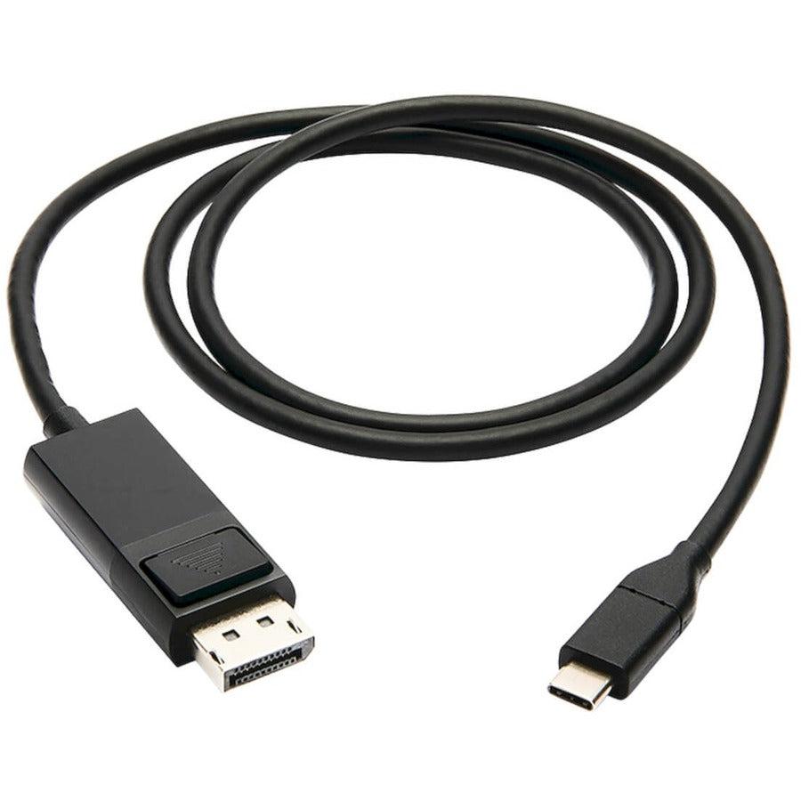 Tripp Lite U444-003-Dp-Be Usb-C To Displayport Adapter Cable (M/M), 4K 60 Hz, Hdr, Locking Dp Connector, 3 Ft. (0.9 M)