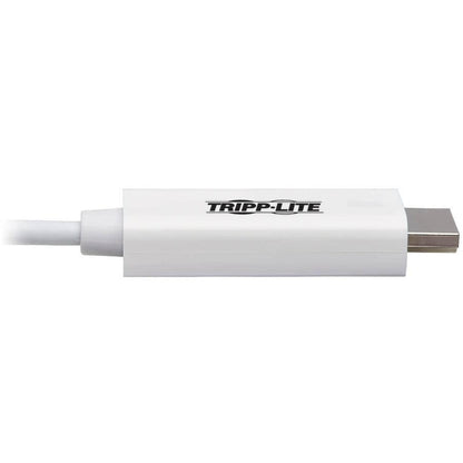 Tripp Lite U444-003-H4K6We Usb-C To Hdmi Adapter Cable (M/M), 4K 60 Hz, 4:4:4, Thunderbolt 3 Compatible, White, 3 Ft. (0.9 M)