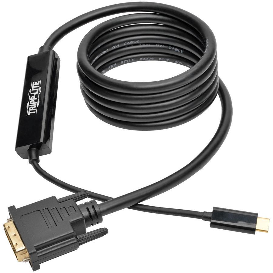 Tripp Lite U444-006-D Usb-C To Dvi Active Adapter Cable (M/M), Black, 6 Ft. (1.8 M)